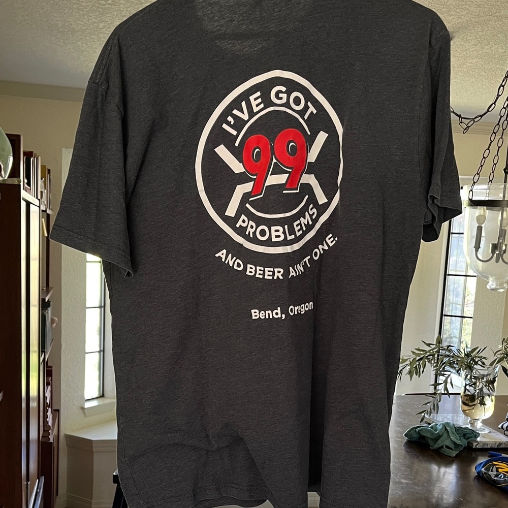 Next Level Apparel Dark Gray Graphic Tee
